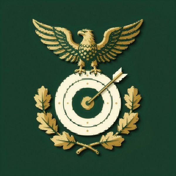 Schuetzenverein Adler mit Zielscheibe