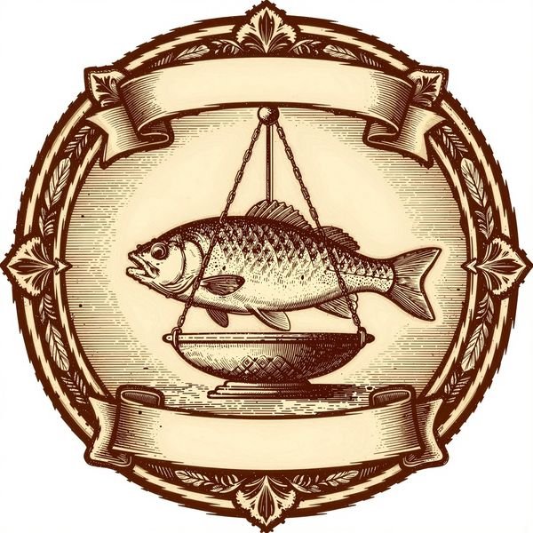 Fisch an der Waage — Fischhandel