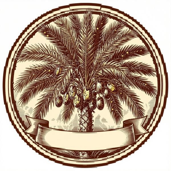 Dattelzweig der Palme — Datteln & Feinkost