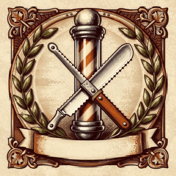 Rasiermesser & Barber-Pole