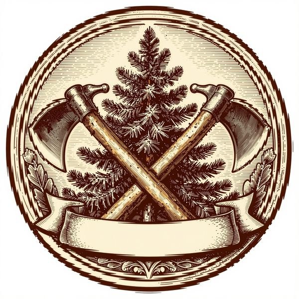 Tanne mit Äxtekreuz — Forstbetrieb