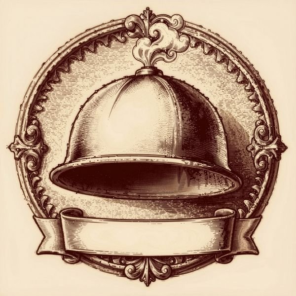 Cloche mit Dampf