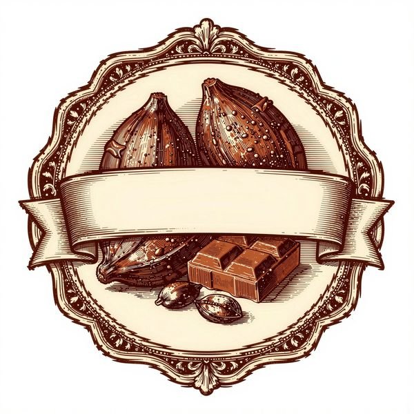 Kakaofrüchte mit Schokolade — Chocolaterie