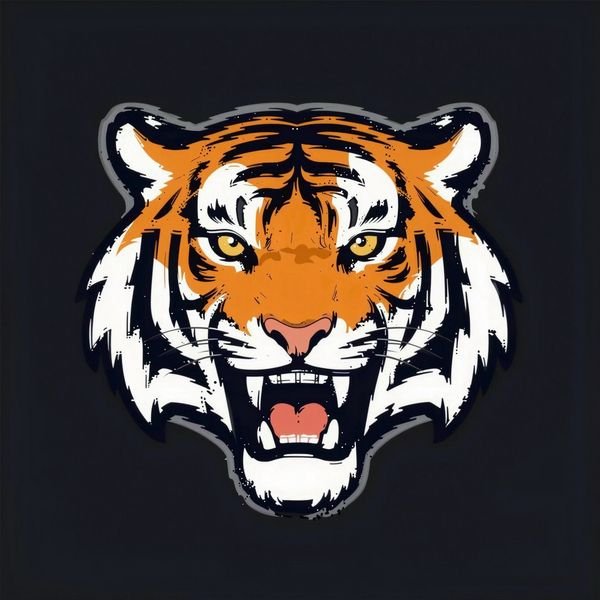 Brüllender Tiger — Kampfsport & Fitness