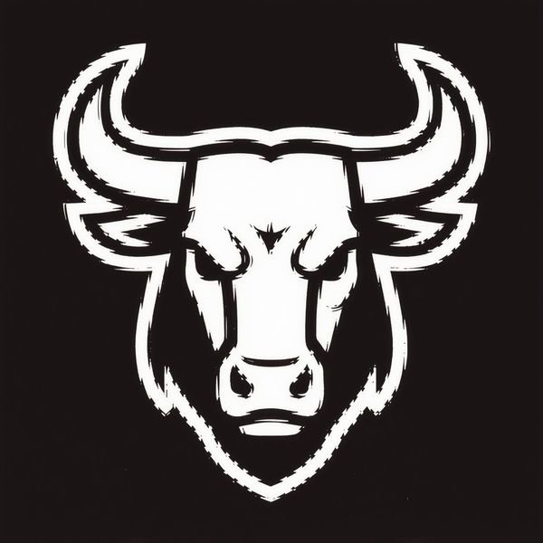 Stierkopf frontal — Steakhaus & Kraftsport