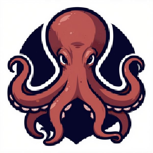 Krake mit Tentakeln — Seafood & Marine
