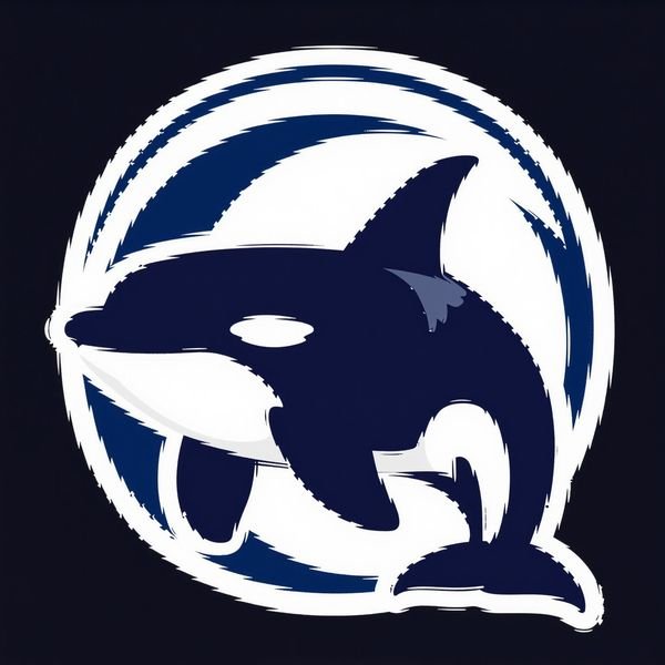 Orca in der Welle — Wassersport