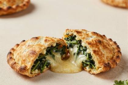 Calzone im Anschnitt