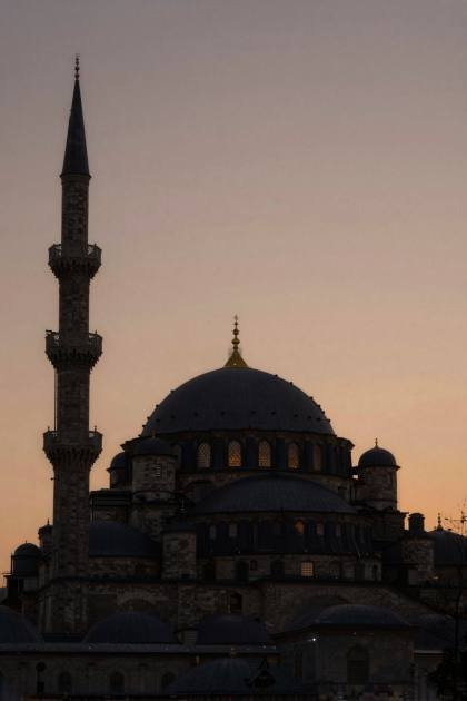Moschee in der Dämmerung
