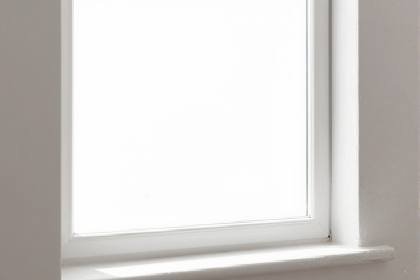 Tageslicht durch blanke Fensterscheibe