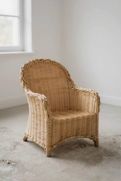 Rattansessel (hoch)