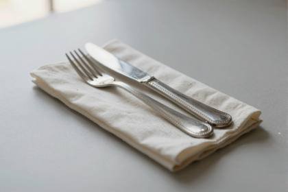 Besteck & Serviette (quer)