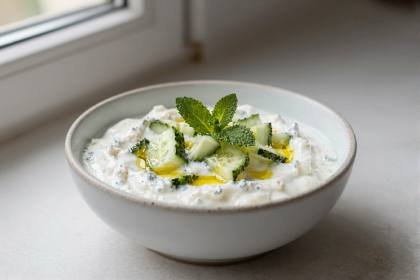 Joghurt-Dip (quer)