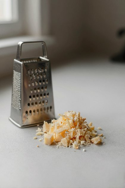 Geriebener Käse (hoch)