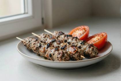 Kofta-Spieße (quer)