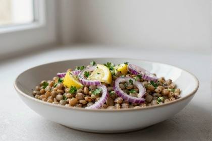 Linsensalat (quer)