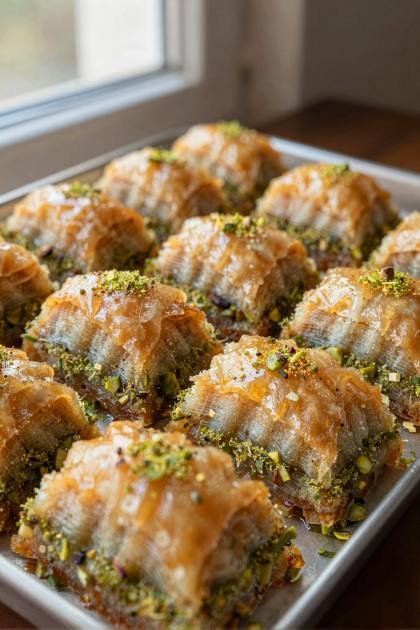 Baklava-Platte