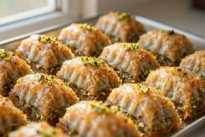 Baklava-Platte