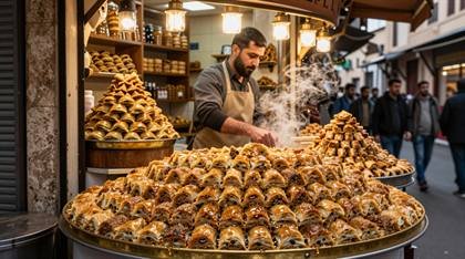 Baklava beim Konditor