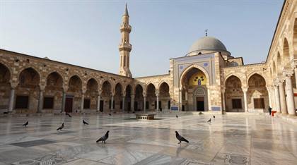 Umayyaden-Moschee im Morgenlicht