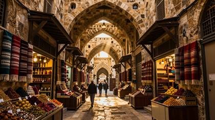 Überdachter Souk von Aleppo