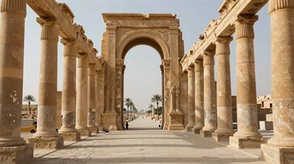 Triumphbogen von Palmyra bei Tageslicht
