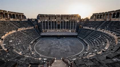 Theater von Bosra bei Tageslicht