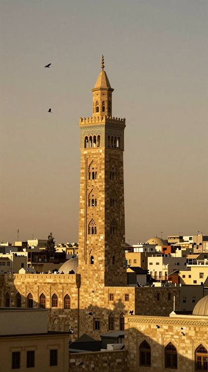Minarett über der Altstadt
