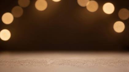 Warme Bokeh-Lichter