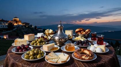 Türkisches Frühstück am Abend
