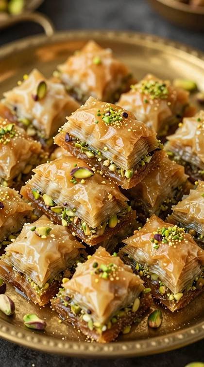 Baklava mit Pistazien