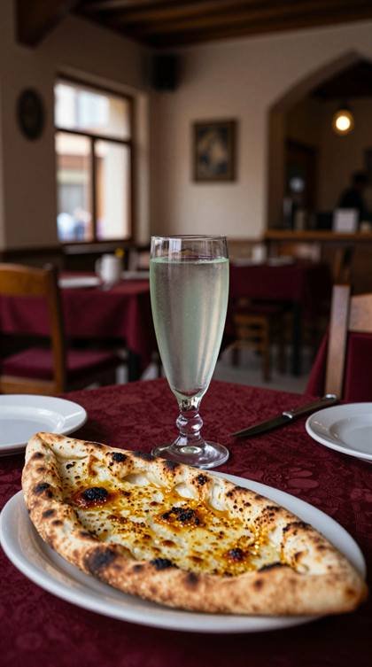 Pide im Restaurant