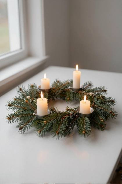 Adventskranz (hoch)